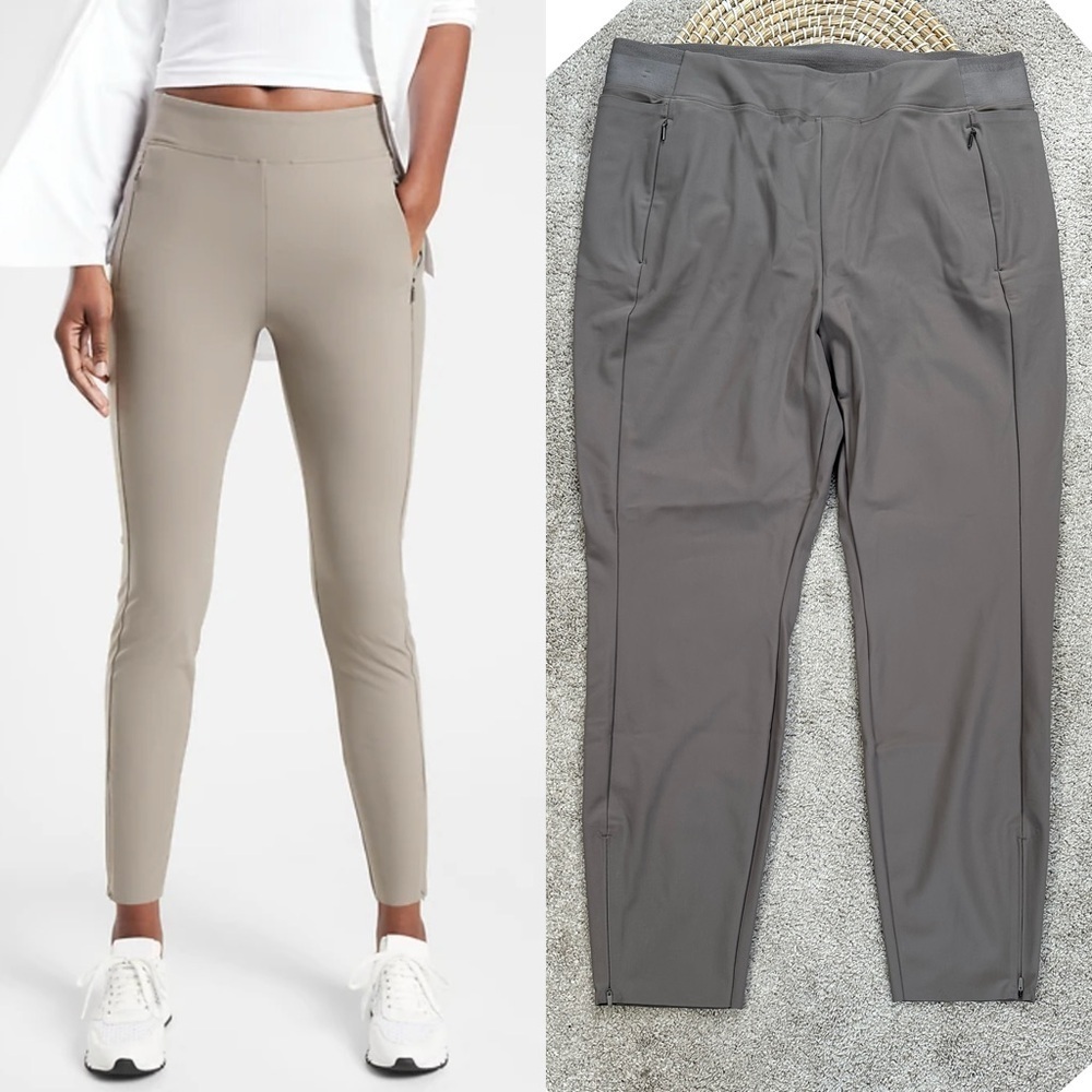 Athleta Women’s Stellar Tight Legging Pants Pull On UPF 50+  in Pyrite Size 20